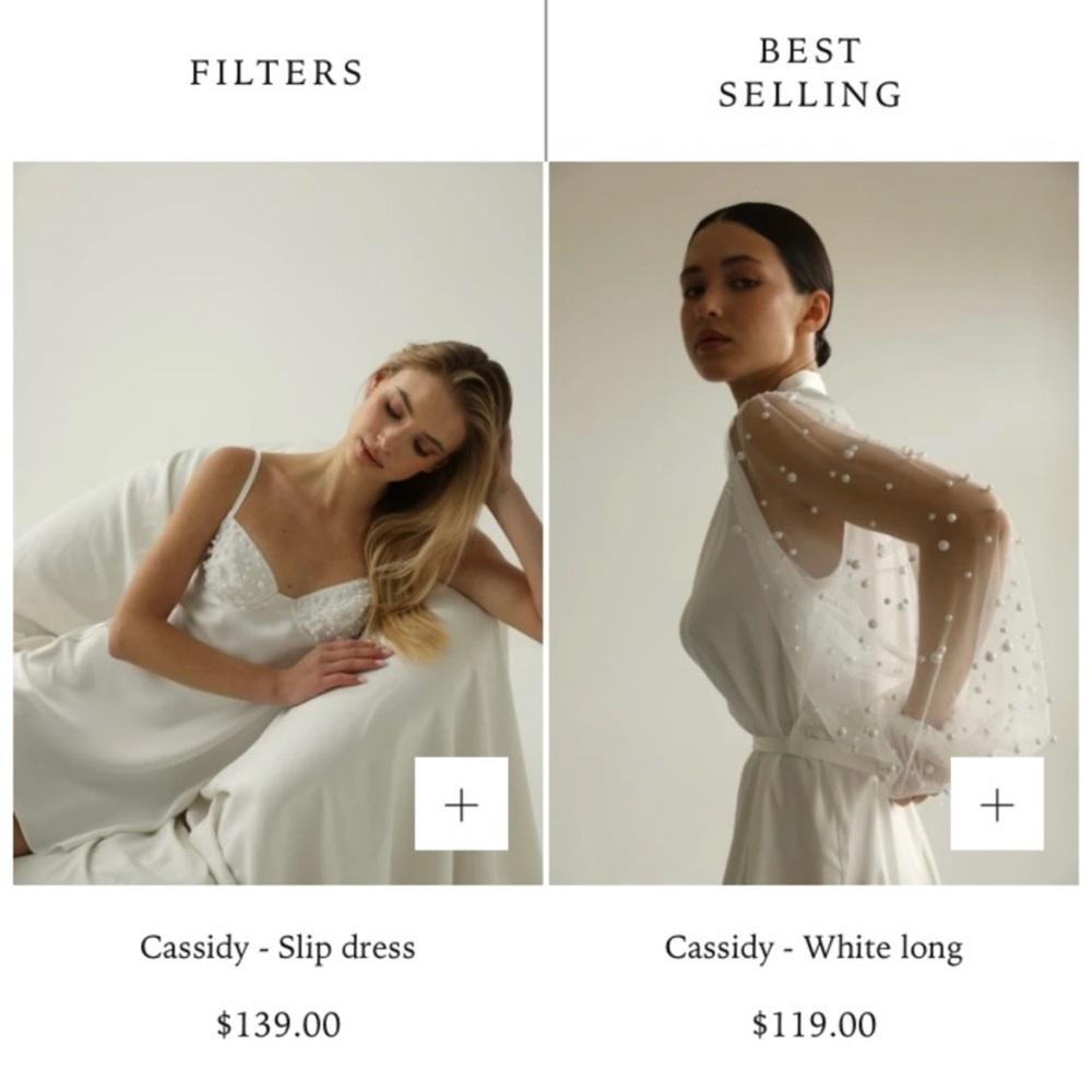 Robe brand slip and robe